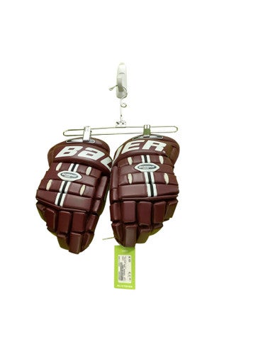 Used Bauer SUPREME 2000 Senior Gloves Maroon 14" 11686-S000045964