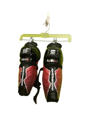 Used Sher-wood CODE Youth Shin Guards Black 10" 11686-S000045987