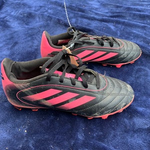 Black Unisex 3.5Y (Big Kids / Youth) Adidas Goletto Cleats Molded Cleats (Used)