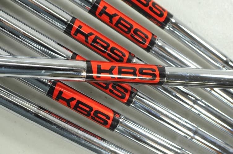 KBS Tour Stiff Flex Iron Shaft Set .355 Tip Steel 7pc 37.25"-34.25"  # 202943