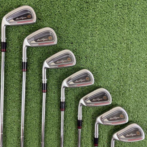 READ Ben Hogan Edge Forged 2018 4-PW KBS Tour 90 Stiff Flex Left Handed
