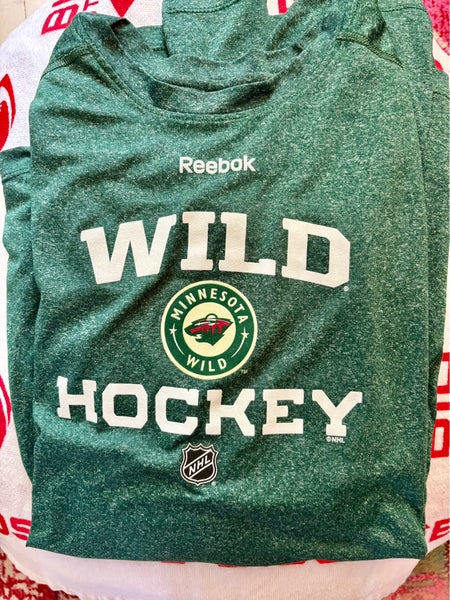 Pro Stock Reebok Speedwick NHL Minnesota Wild Longsleeve Base Layer Shirt Large