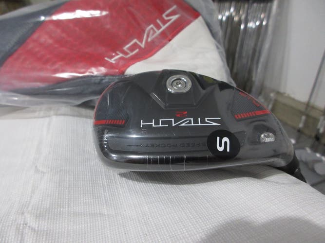 Lefty TaylorMade Stealth 2 Plus Hybrid 4-iron - 4H - 22* - Stiff Graphite - NEW