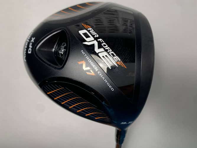 Powerbilt Air Force One N7 Driver 9.5* Aldila NVS Orange 55g Stiff RH NEW