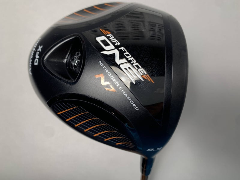 Powerbilt Air Force One N7 Driver 9.5* Aldila NVS Orange 55g Stiff RH NEW