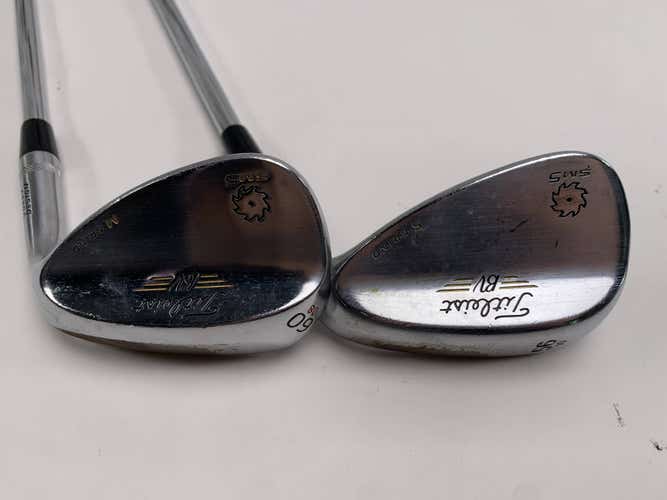 Titleist Vokey SM5 Tour Chrome Wedge Set 56* | 60* 8 Wedge Steel Mens RH
