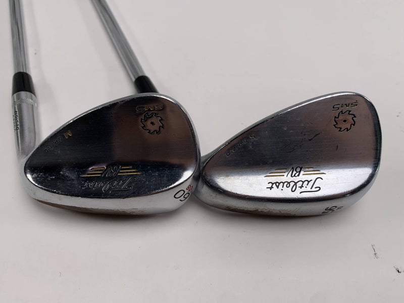 Titleist Vokey SM5 Tour Chrome Wedge Set 56* | 60* 8 Wedge Steel Mens RH