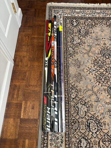 Bundle of 12 Broken Hockey Sticks For David