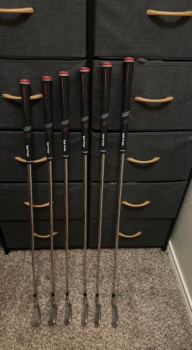 Men's Callaway Mavrik Left Hand Iron Set Stiff Flex Steel Shaft (Used) 5-9 PW