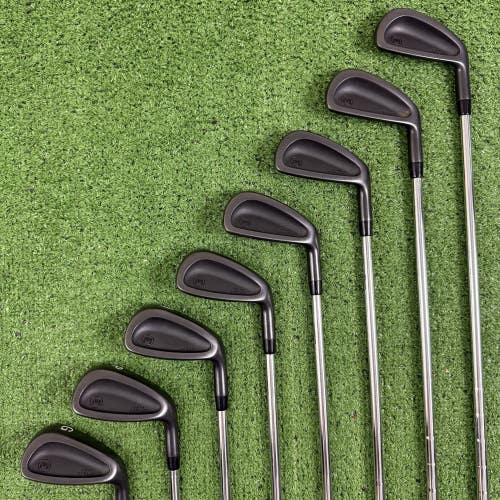 Maltby Black DBM Iron Set 4-PW GW Steel Stiff PF 701+ NS Pro 950GH Regular Flex
