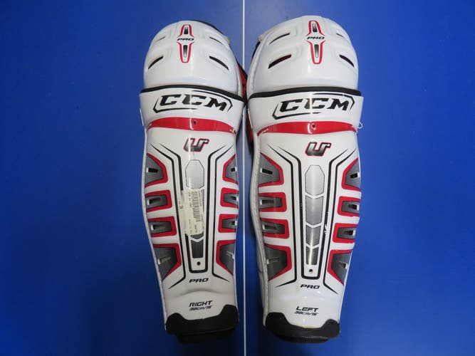 Senior CCM U+ PRO 15" Shin Pads (Used)