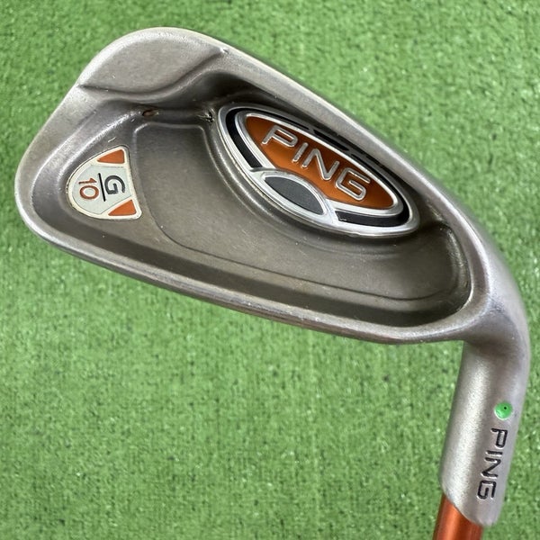 Ping G10 Green Dot 8 Iron TFC 129 Soft Regular Senior Flex Graphite RH 36