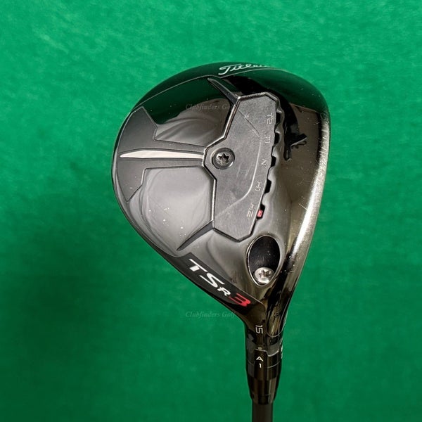 Titleist TSR3 15 Fairway Wood Mitsubishi Tensei 1K Black 75 Graphite Stiff