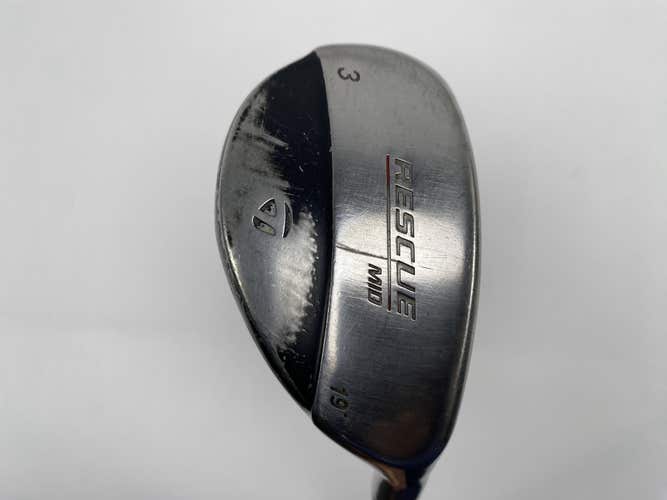 TaylorMade Rescue Mid 3 Hybrid 19* Stiff Graphite Mens RH