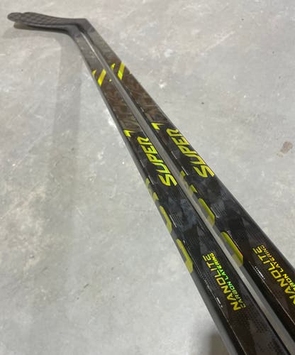 2 Pack CCM Super Tacks AS4 PRO Pro Stock Hockey Stick Grip 85 Flex P90 Left 2893