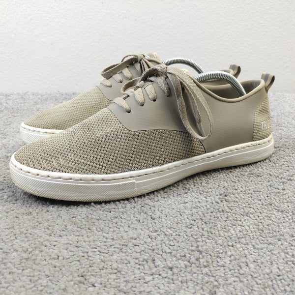 True Linkswear Eco Knit Golf Shoes Mens Size 10 Spikeless Beige Low Top Lace Up