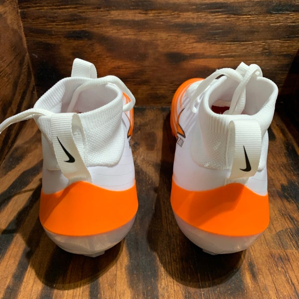 Men Nike Air Zoom Vapor Pro 1 Orange White Football Cleats  display picture 3