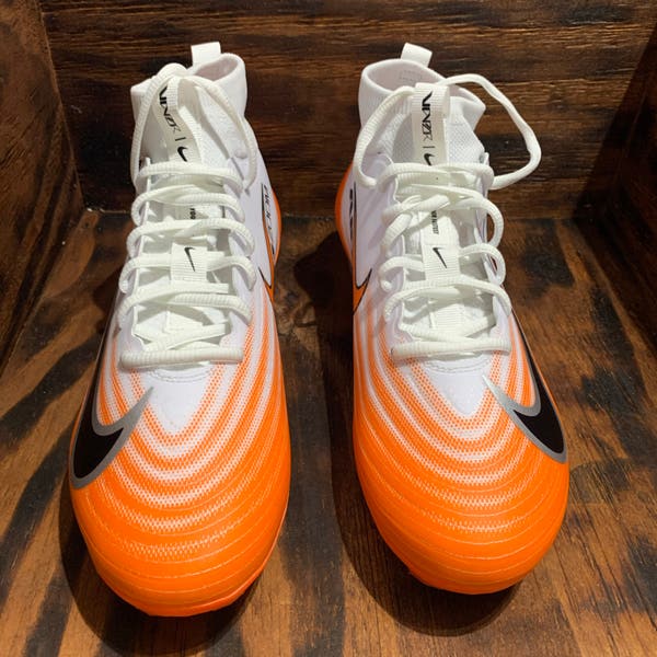 Men Nike Air Zoom Vapor Pro 1 Orange White Football Cleats  display picture 1