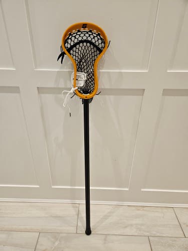 BRAND NEW COMPLETE STICK-Gait FaceOff Head with StringKing Metal 3 Pro Stick-NEVER Used