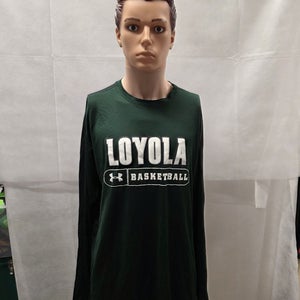 Loyola Greyhounds Basketball Team Issued Long Sleeve Shirt Under Armour XL