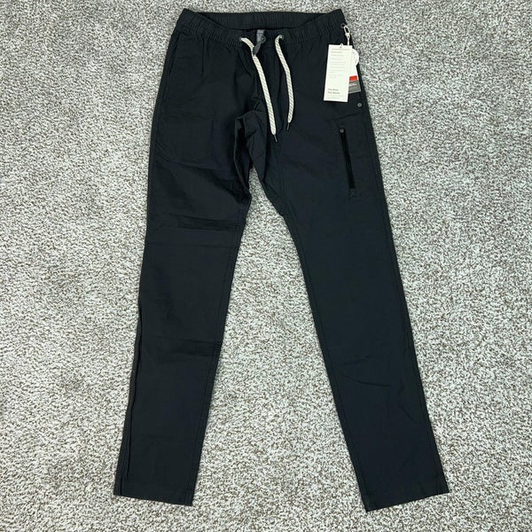 Vuori Pants Mens Small Charcoal Gray Ripstop Organic Cotton Casual Climber B42