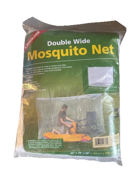 Coghlan's Double Wide Mosquito Net, 63" x 78" x 59" - Green New