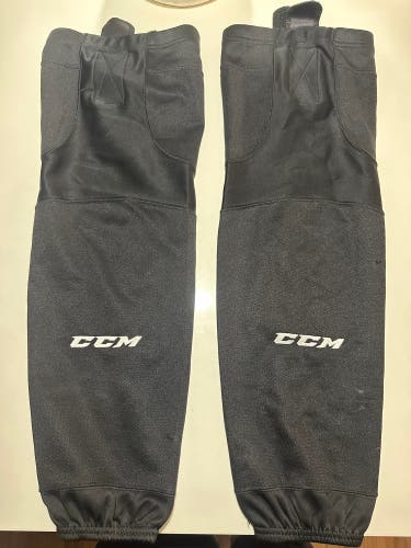 Black Intermediate CCM Socks (Used, Like New)