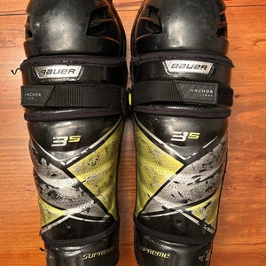 Senior Bauer Supreme 3S 13" Shin Pads (Used)