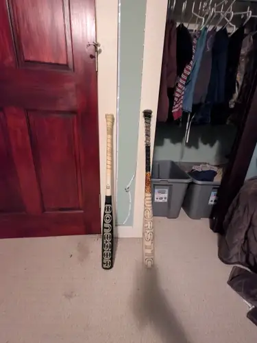 Warstic Bonesaber Hybrid BBCOR Certified Bat (-3) (Used) and warstic Bonesaber one piece (-3) (used