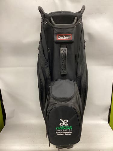 Used Titleist MINT 14 SLOT CART BAG Mens Cart Bag Black 11851-S000038228