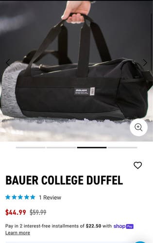 Bauer College Duffle