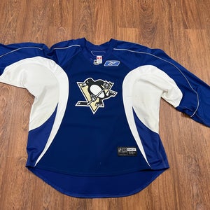 Pittsburgh Penguins Authentic Practice Jersey - Used   58+G Royal Blue
