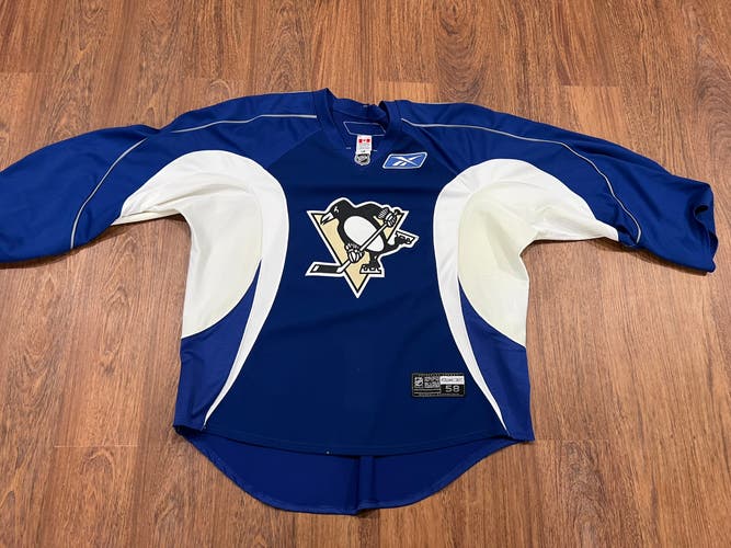 Pittsburgh Penguins Authentic Practice Jersey - Used   58G Royal Blue