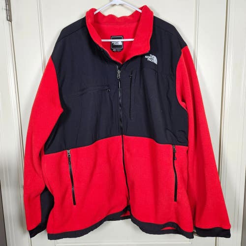The North Face Retro Denali Red Fleece Full Zip Jacket Mens Size: XXXL