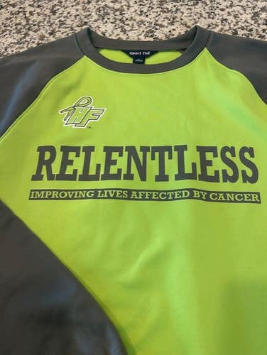 Headstrong Lacrosse team crew sweatshirt NEW mens L large Cancer green