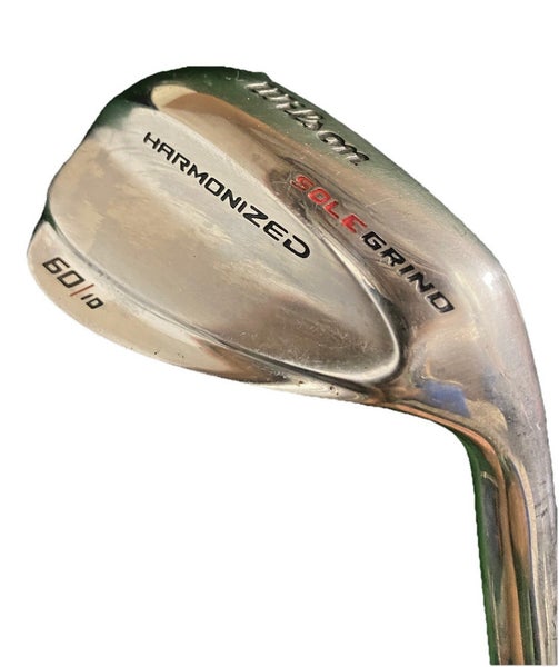 Wilson Golf Harmonized Sole Grind Lob Wedge 60*10 RH Stiff Steel 35" New Grip