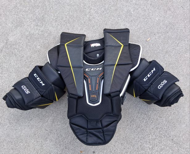 Senior Small CCM Axis pro Goalie Chest Protector (Used)