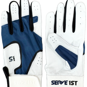 Serve 1st Pro Performance Batting Gloves - Navy/Black