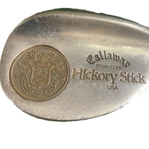 Callaway Steel Core Hickory Stick Soft Hi Lob Wedge 59* RH Wood Shaft 34.5" Nice