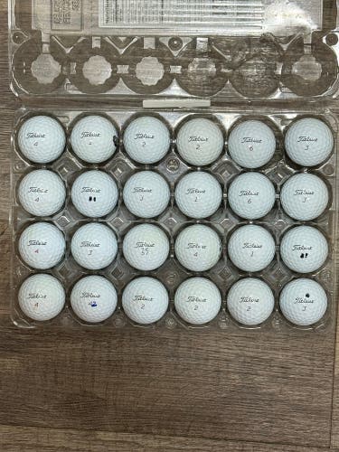 24 Titleist Pro V1x Golf Balls - 5A MINT CONDITION ONLY