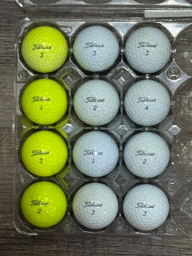 12 Titleist AVX Golf Balls - 5A MINT CONDITION ONLY