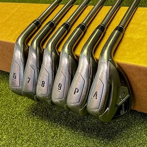 Used Callaway Big Bertha Irons 6-PW/AW Recoil F2 Senior Graphite Golf Set