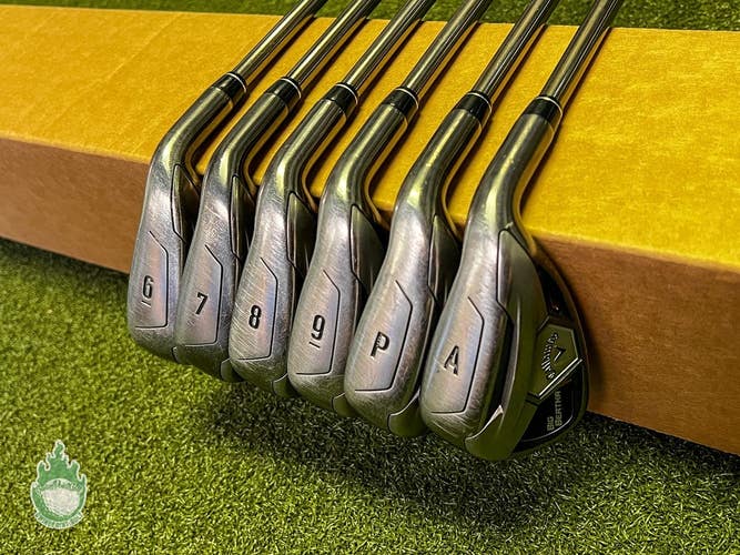 Used Callaway Big Bertha Irons 6-PW/AW Recoil F2 Senior Graphite Golf Set