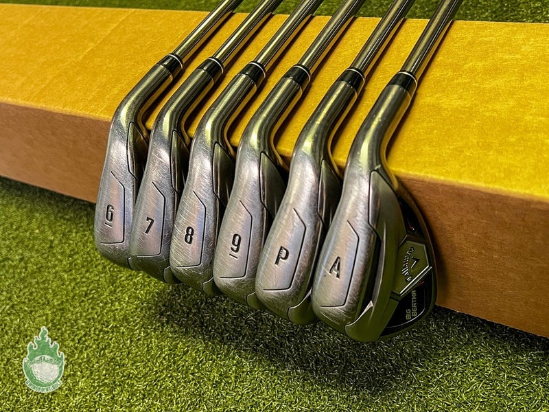 Used Callaway Big Bertha Irons 6-PW/AW Recoil F2 Senior Graphite Golf Set