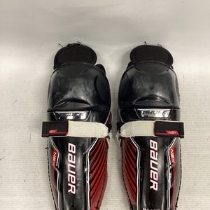 Used Bauer NSX Youth Shin Guards Black 8" 11851-S000038157