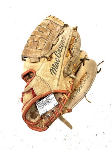 Used MacGregor GARY MADDOX BB/SB Glove RH Throw Brown 13" 11860-C000298228