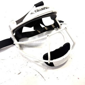 Used Champro FIELDERS MASK BB/SB Fielders Mask White One Size 11860-C000298210
