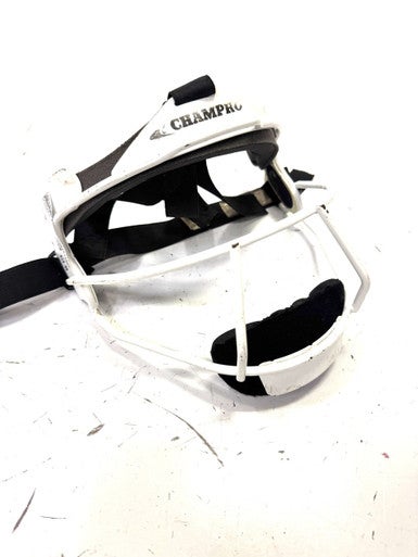 Used Champro FIELDERS MASK BB/SB Fielders Mask White One Size 11860-C000298210