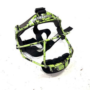 Used Champro FIELDERS MASK BB/SB Fielders Mask Neon Green One Size 11860-C000298209