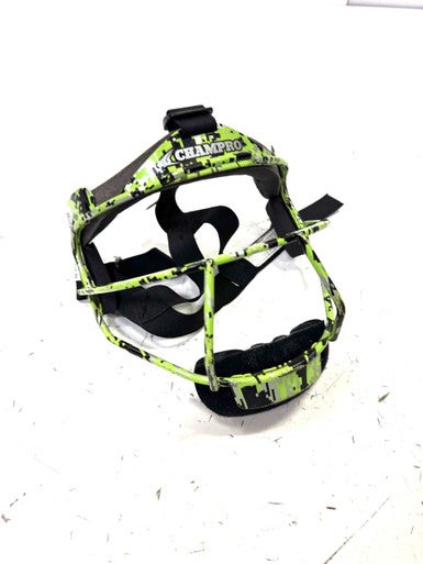 Used Champro FIELDERS MASK BB/SB Fielders Mask Neon Green One Size 11860-C000298209